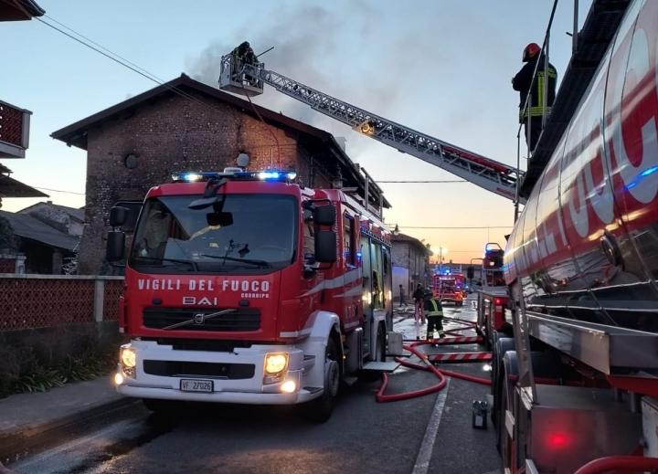 Immagine per Incendio nella notte in una casa a Gorizia, allarme a Montesanto